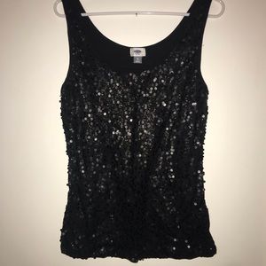 Sequin tank top
